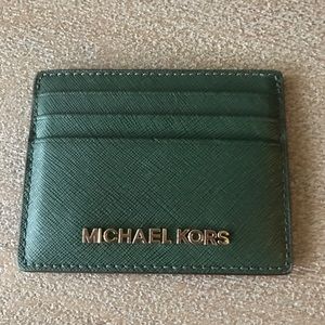 Palm Green Jet Set Travel Card Holder Case Wallet